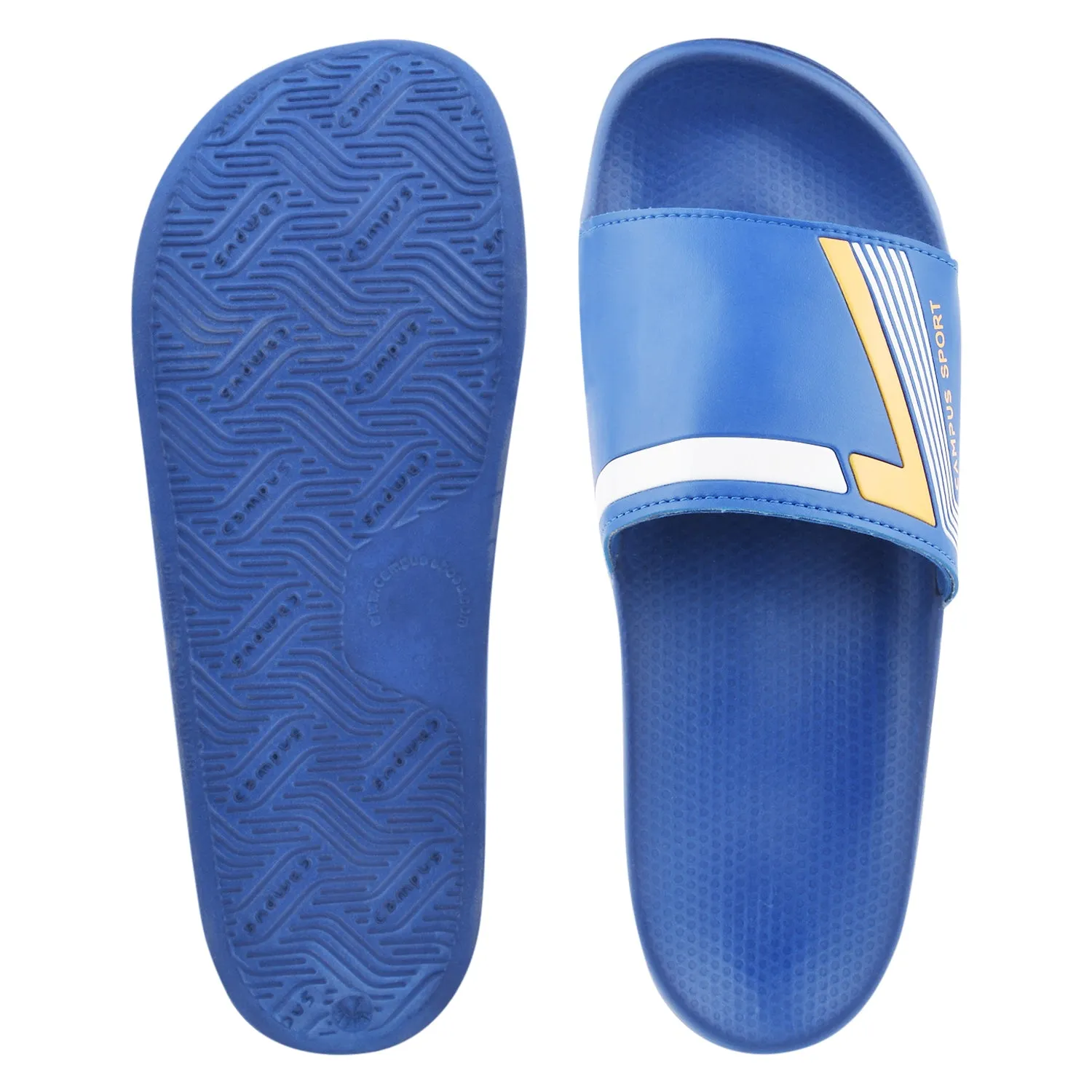 SL-432 Blue Men's Slides sold by Campus Shoes product image thumbnail 5