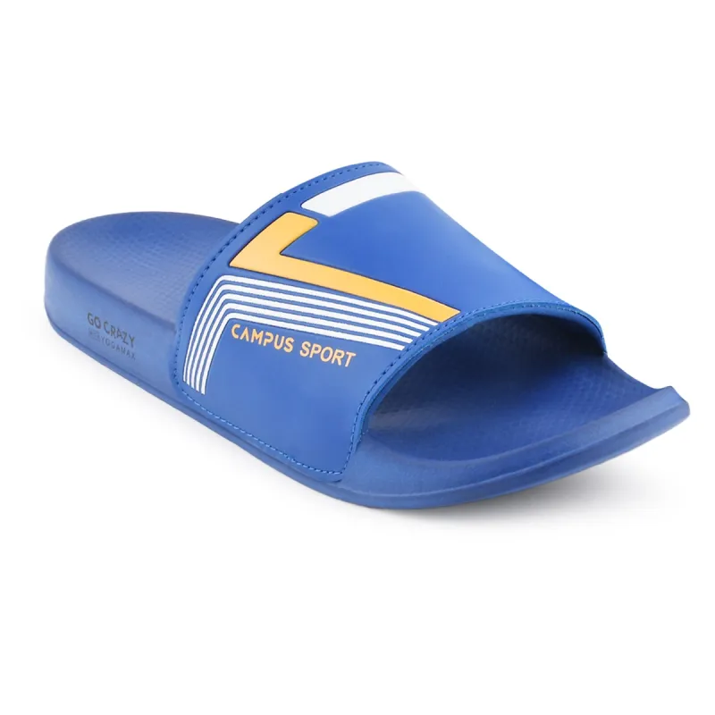 SL-432 Blue Men's Slides sold by Campus Shoes
