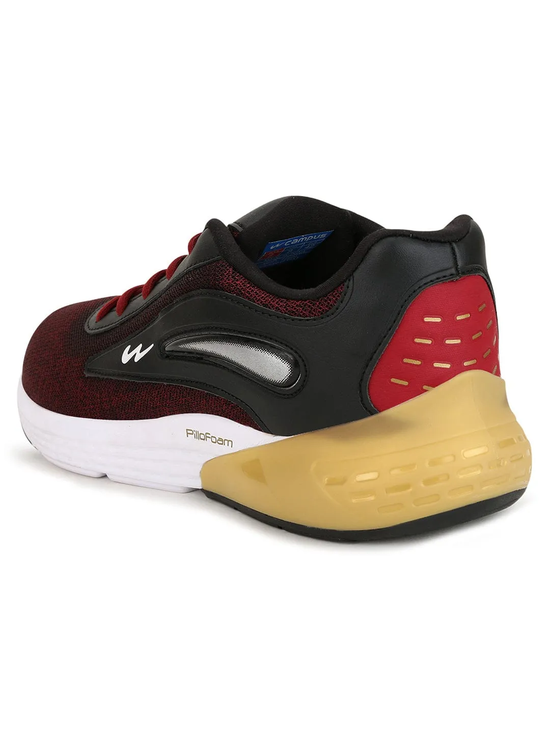 GLOBAL Burgundy Men's Running Shoes sold by Campus Shoes product image thumbnail 3