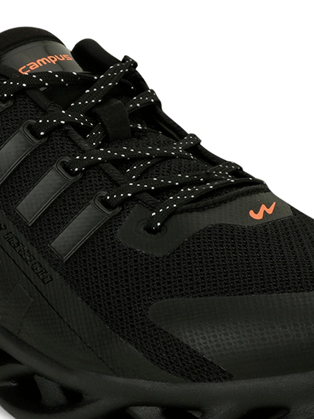 UTOPIA-II Black Men's Running Shoes sold by Campus Shoes product image thumbnail 5