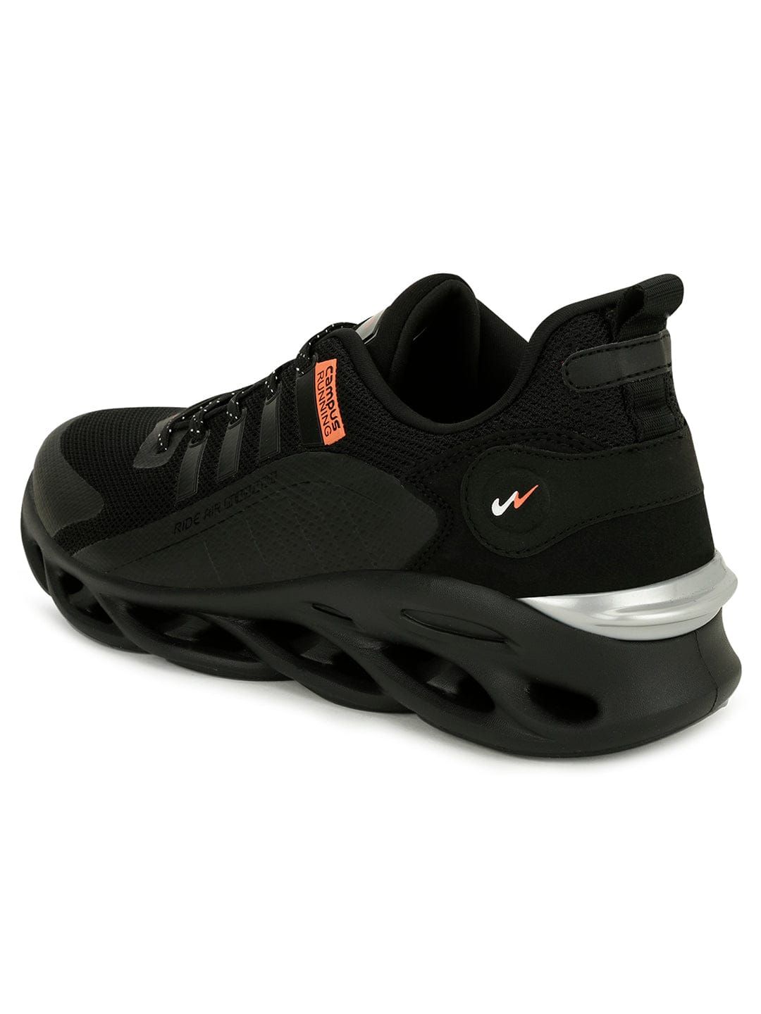 UTOPIA-II Black Men's Running Shoes sold by Campus Shoes product image thumbnail 3