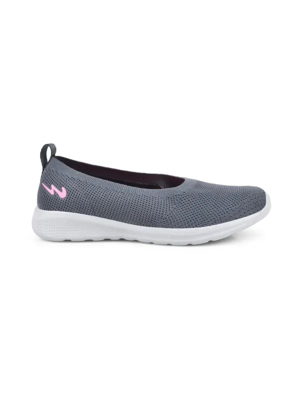 CALIN Grey Women's Slip-ons sold by Campus Shoes