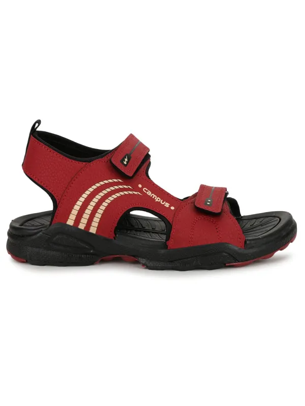 SD-055 Red Men's Sandals sold by Campus Shoes