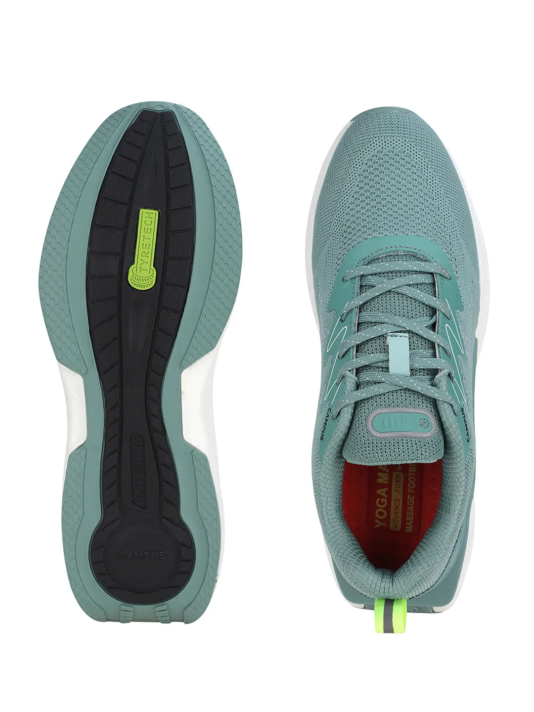 GALLAP Green Men's Running Shoes sold by Campus Shoes product image thumbnail 5
