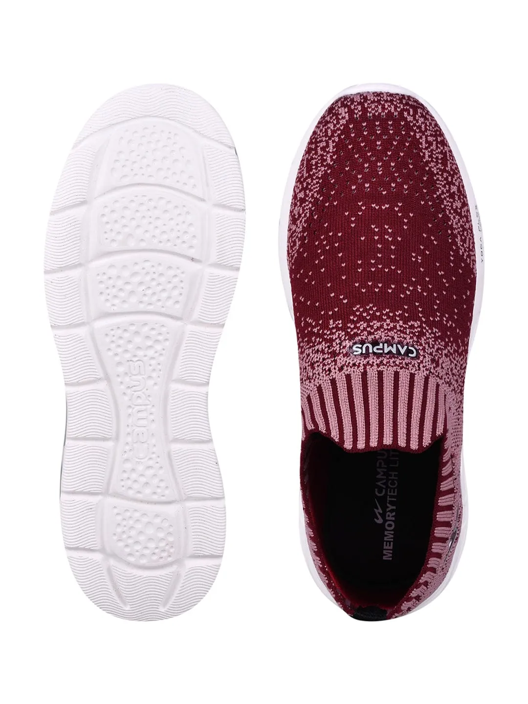 CAMP-SPINDA Red Women's Slip-ons sold by Campus Shoes product image thumbnail 5