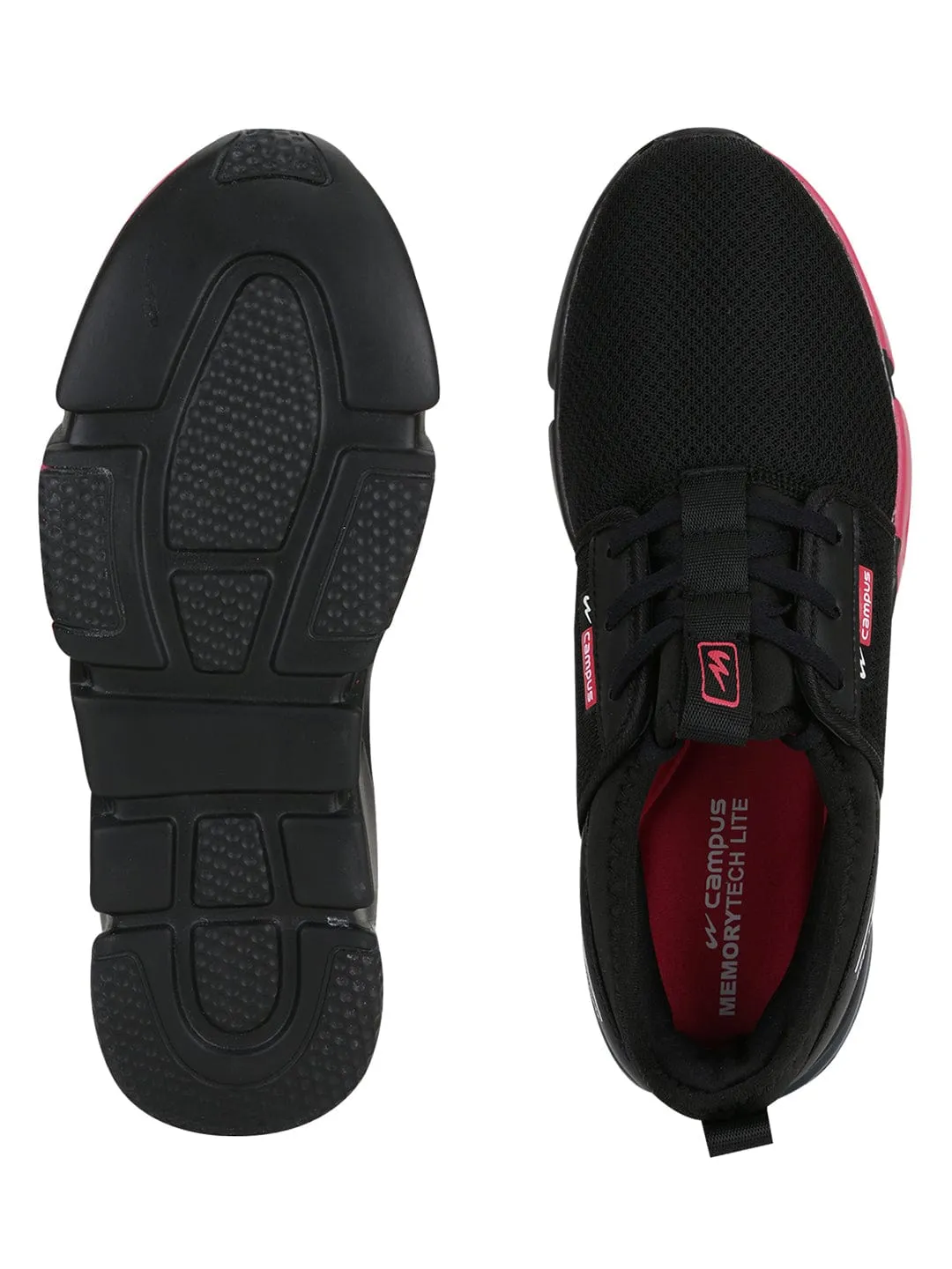 SPARROW Black Women's Sneakers sold by Campus Shoes product image thumbnail 5