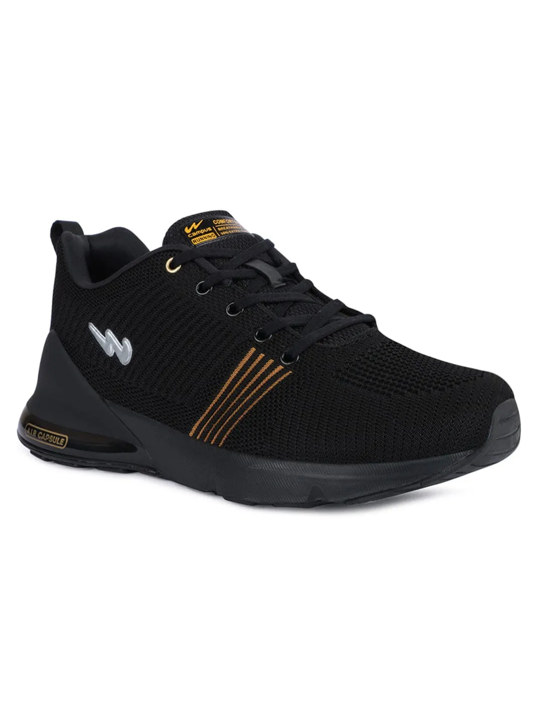ZURIK PRO Black Men's Sports Shoes sold by Campus Shoes product image thumbnail 2