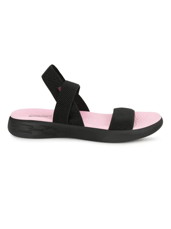 SD-062 Black Women's Sandals sold by Campus Shoes