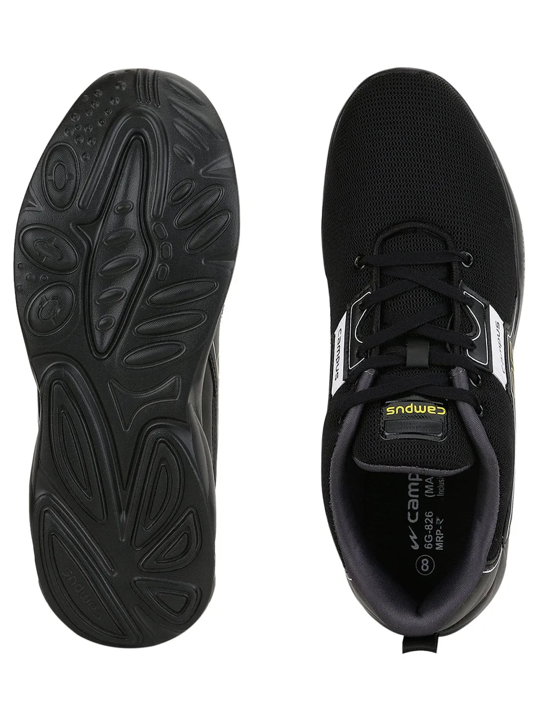 MAX Black Men's Running Shoes sold by Campus Shoes product image thumbnail 4