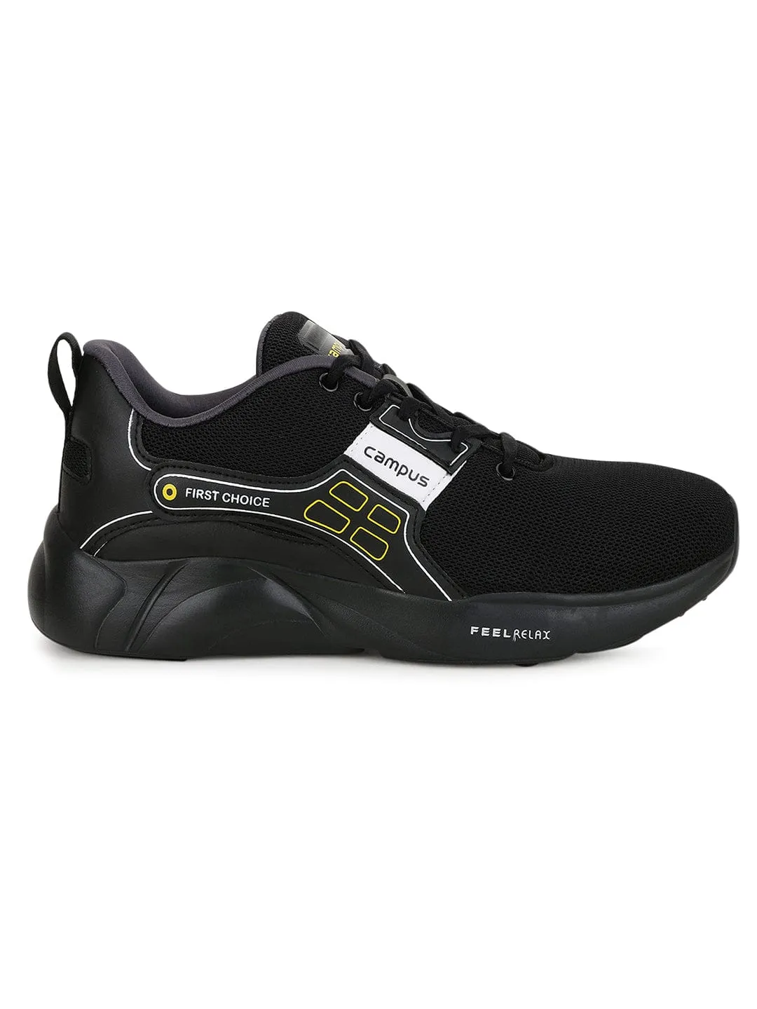 MAX Black Men's Running Shoes sold by Campus Shoes