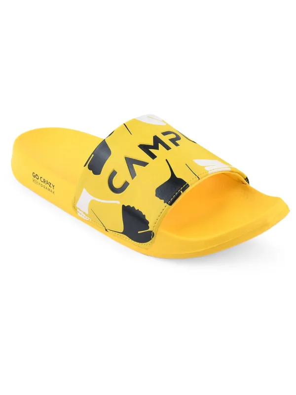 SL-433 Gold Men's Slides sold by Campus Shoes