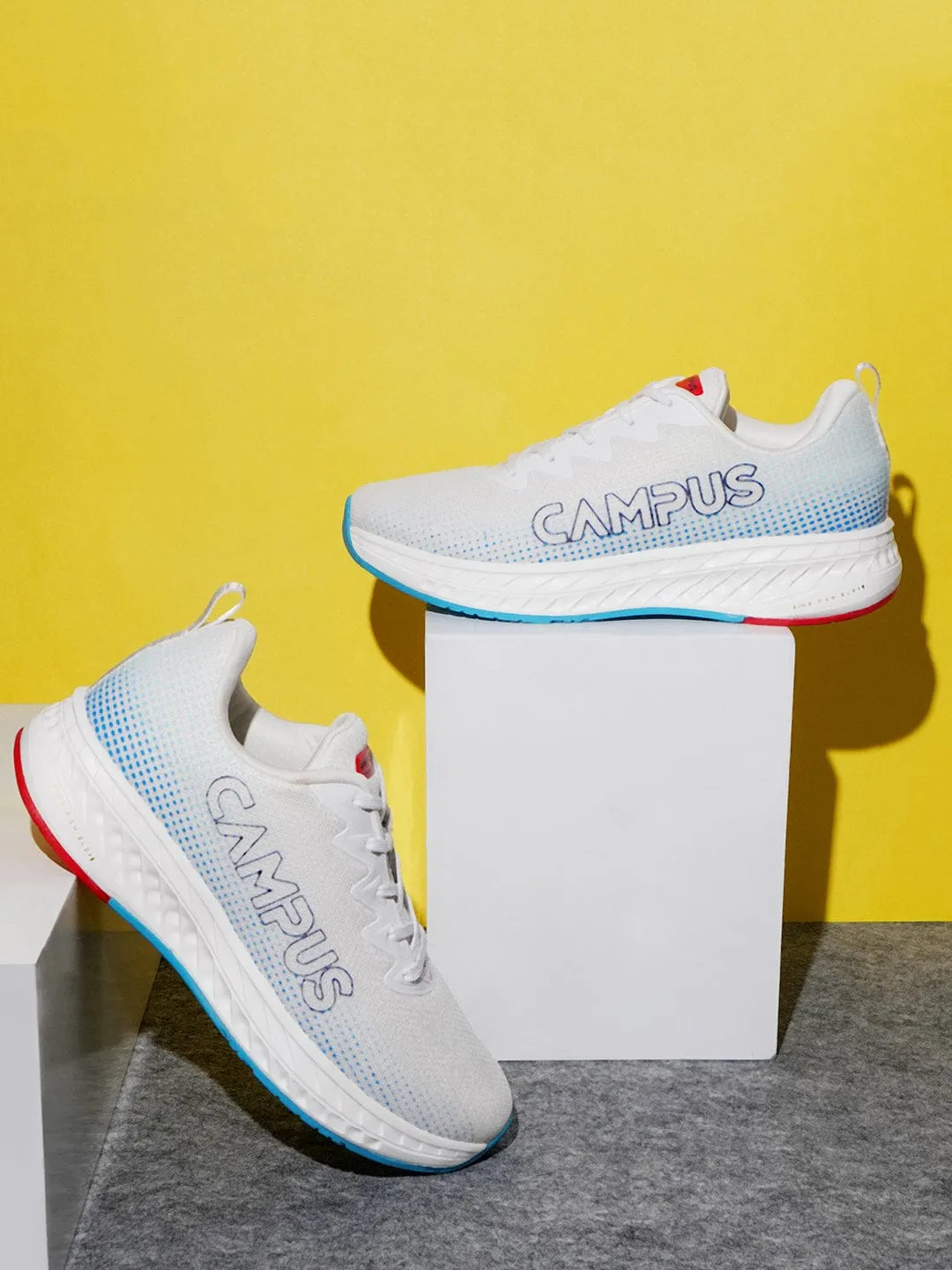 CAMP-OPERA White Men's Running Shoes sold by Campus Shoes product image thumbnail 5