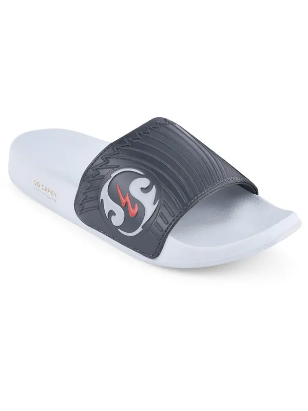 SL-430 Grey Men's Slides sold by Campus Shoes