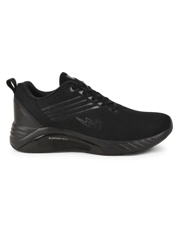 CAMP-BONFIRE Black Men's Running Shoes sold by Campus Shoes