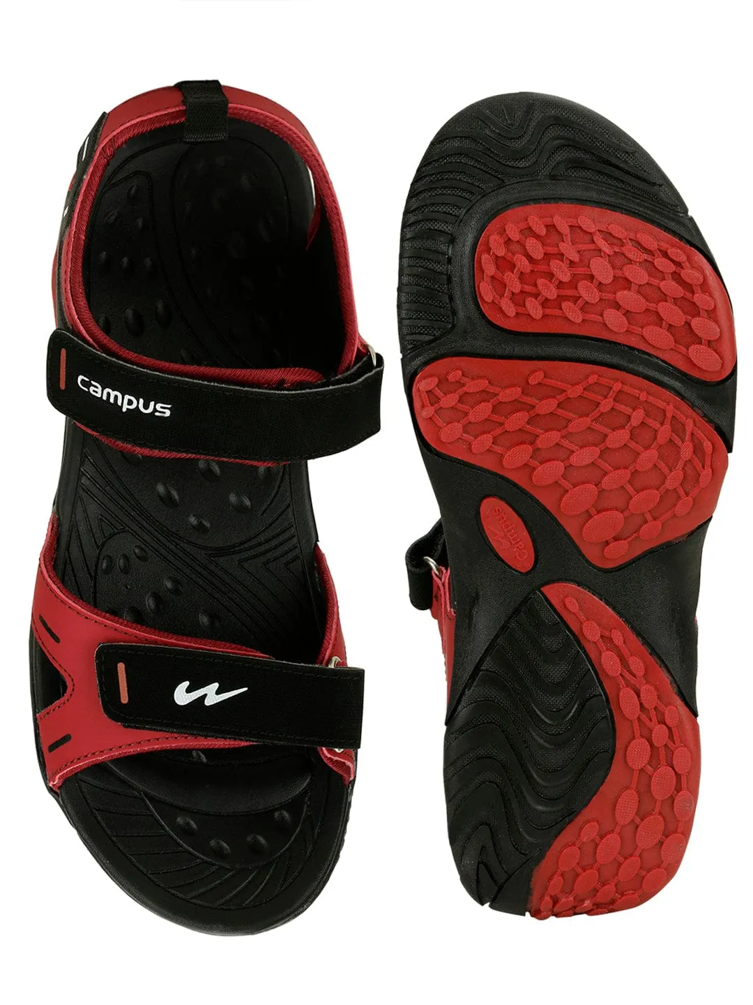 SD-053 Red Men's Sandals sold by Campus Shoes product image thumbnail 3