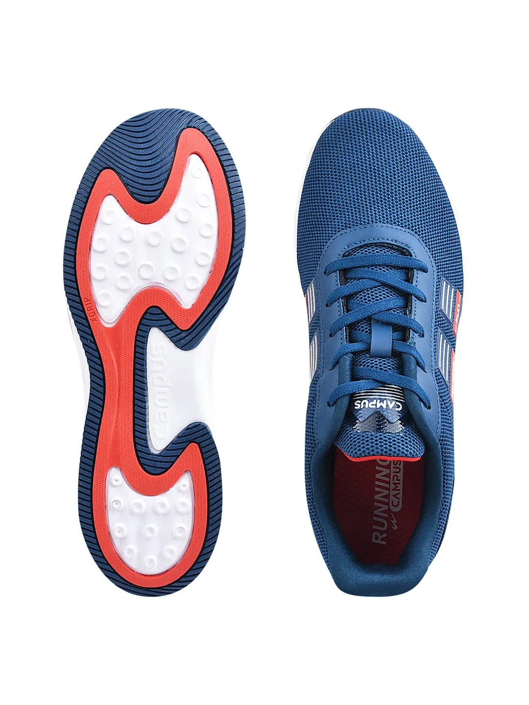 PLATEUE Blue Men's Running Shoes sold by Campus Shoes product image thumbnail 4