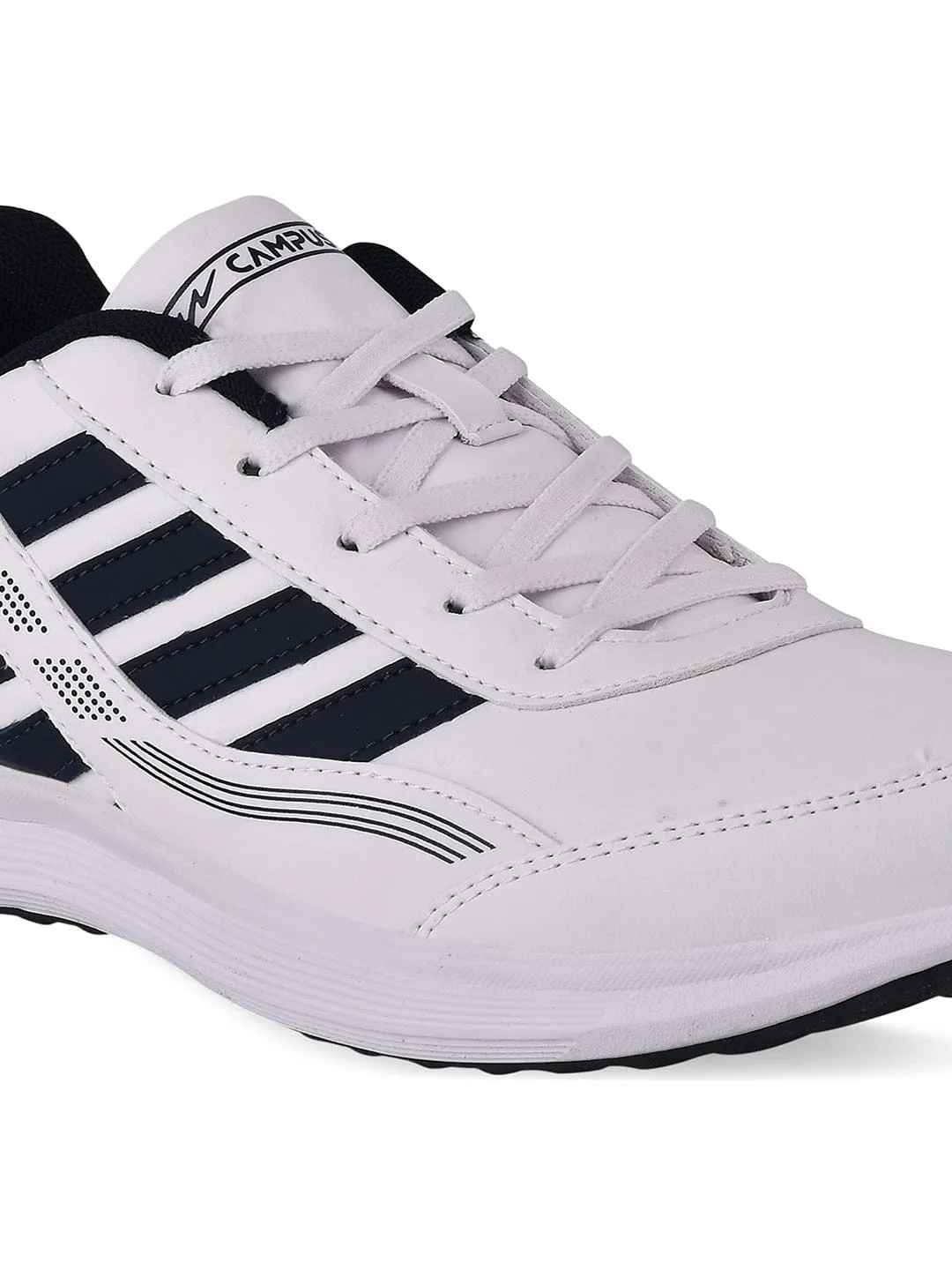 REGULAR White Men's Running Shoes sold by Campus Shoes product image thumbnail 4