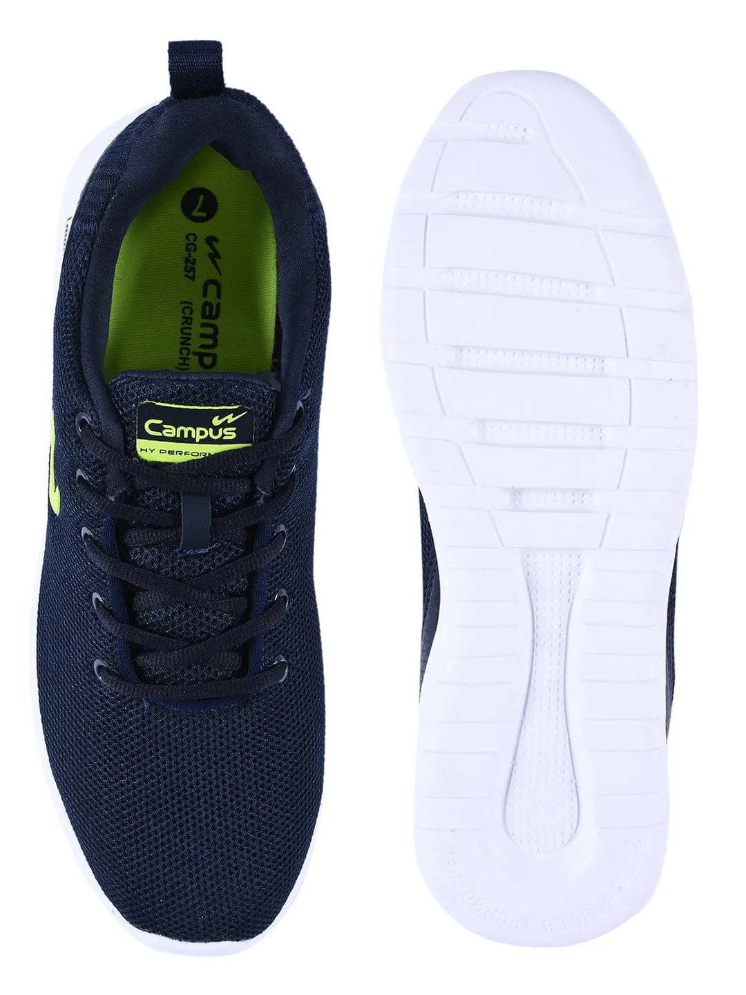 CRUNCH Blue Men's Running Shoes sold by Campus Shoes product image thumbnail 4