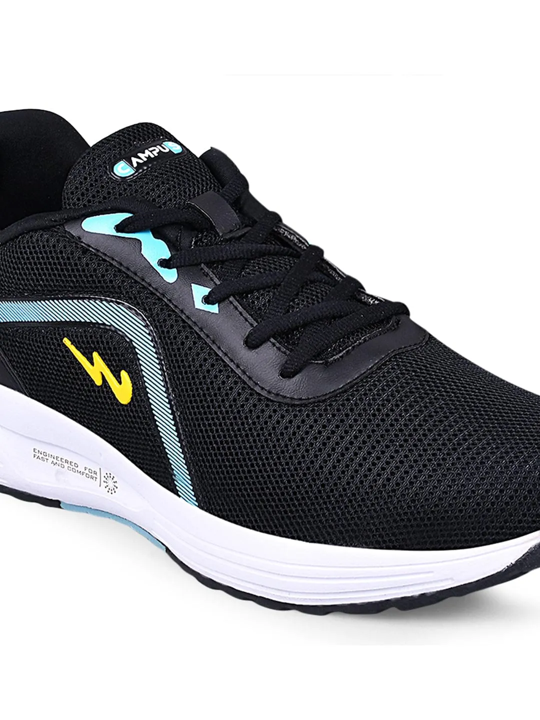 CAMP-GLACIER Black Men's Running Shoes sold by Campus Shoes product image thumbnail 5
