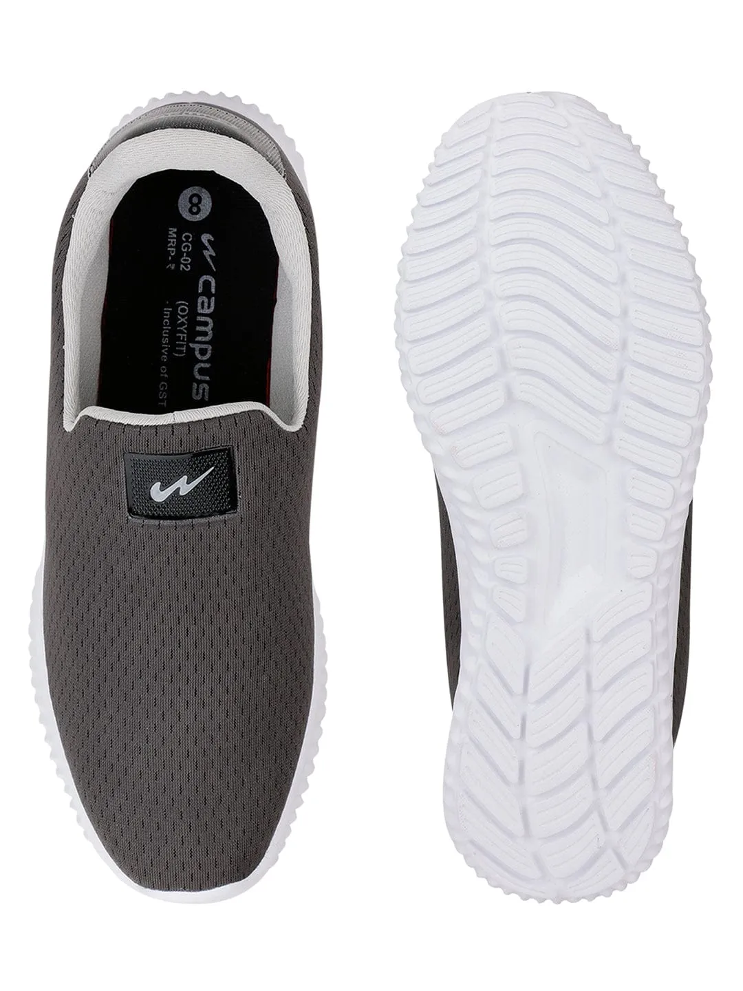 OXYFIT N Grey Men's Walking Shoes sold by Campus Shoes product image thumbnail 4