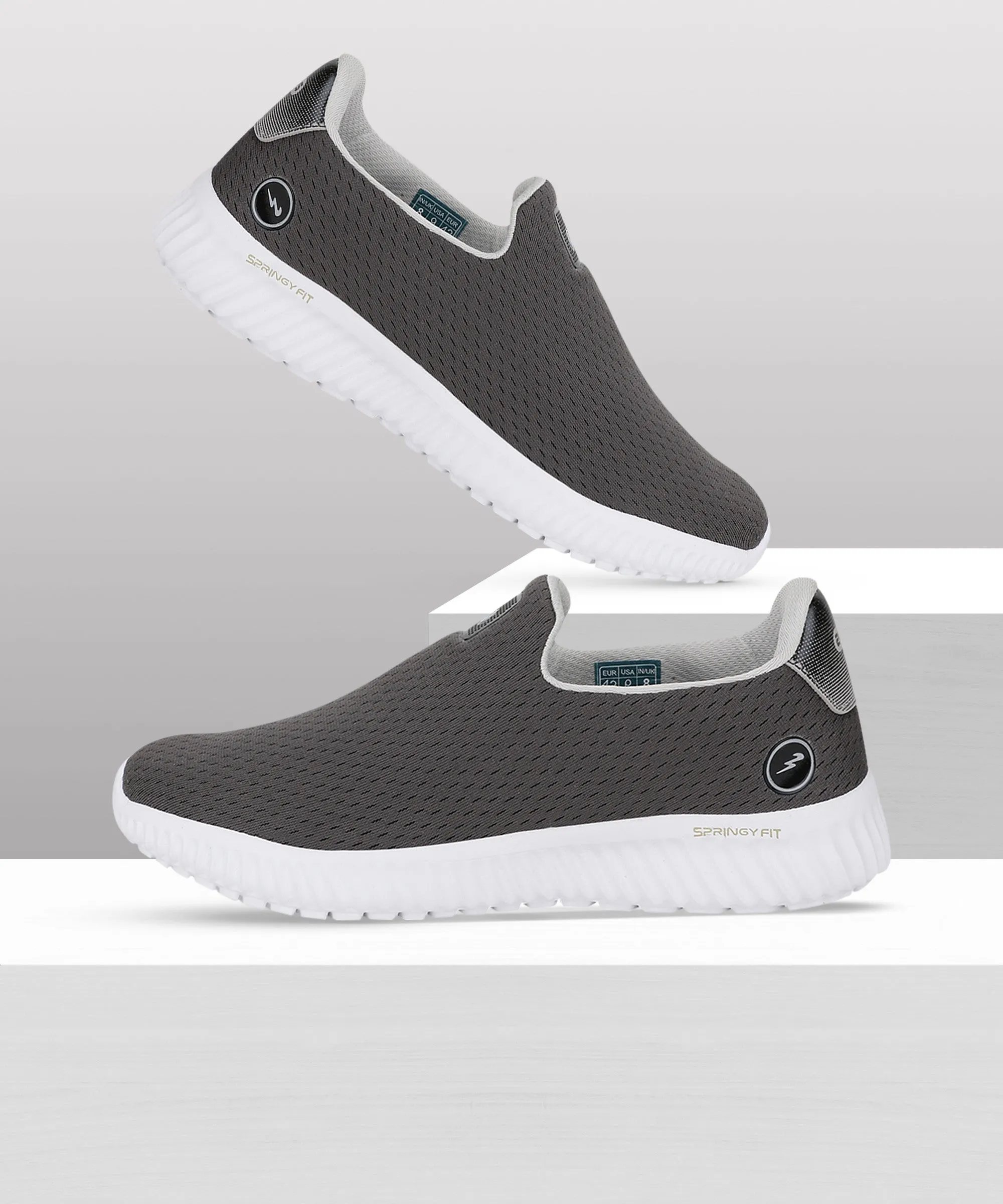 OXYFIT N Grey Men's Walking Shoes sold by Campus Shoes product image thumbnail 5