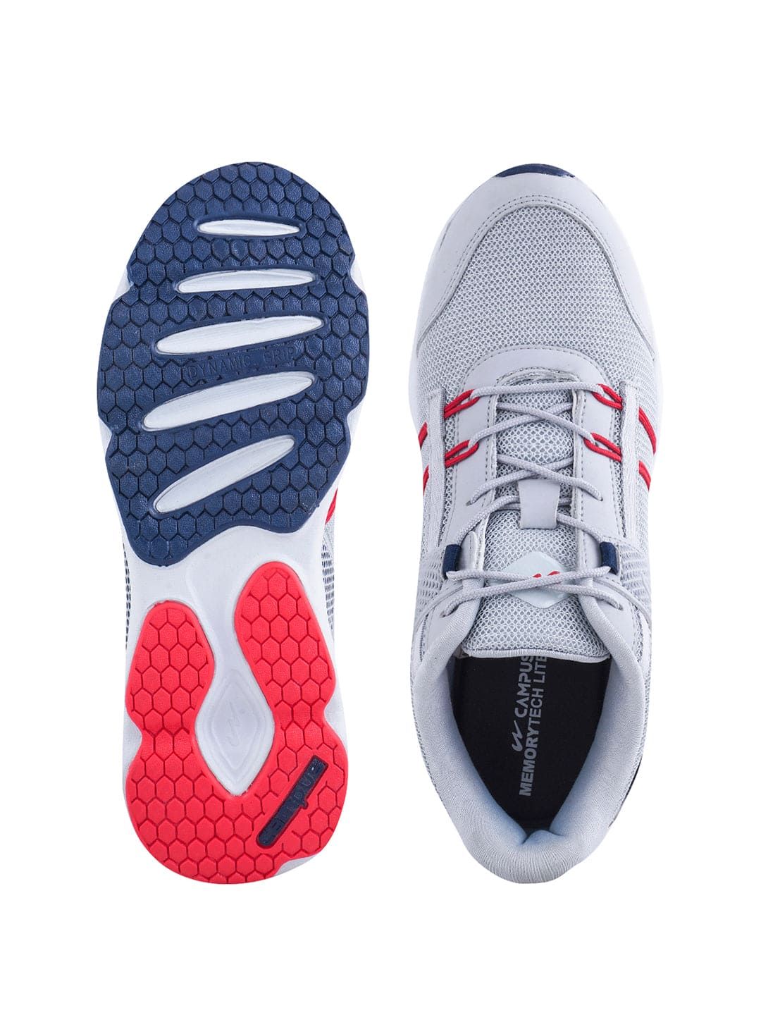 NAYLOR Grey Men's Sports Shoes sold by Campus Shoes product image thumbnail 5