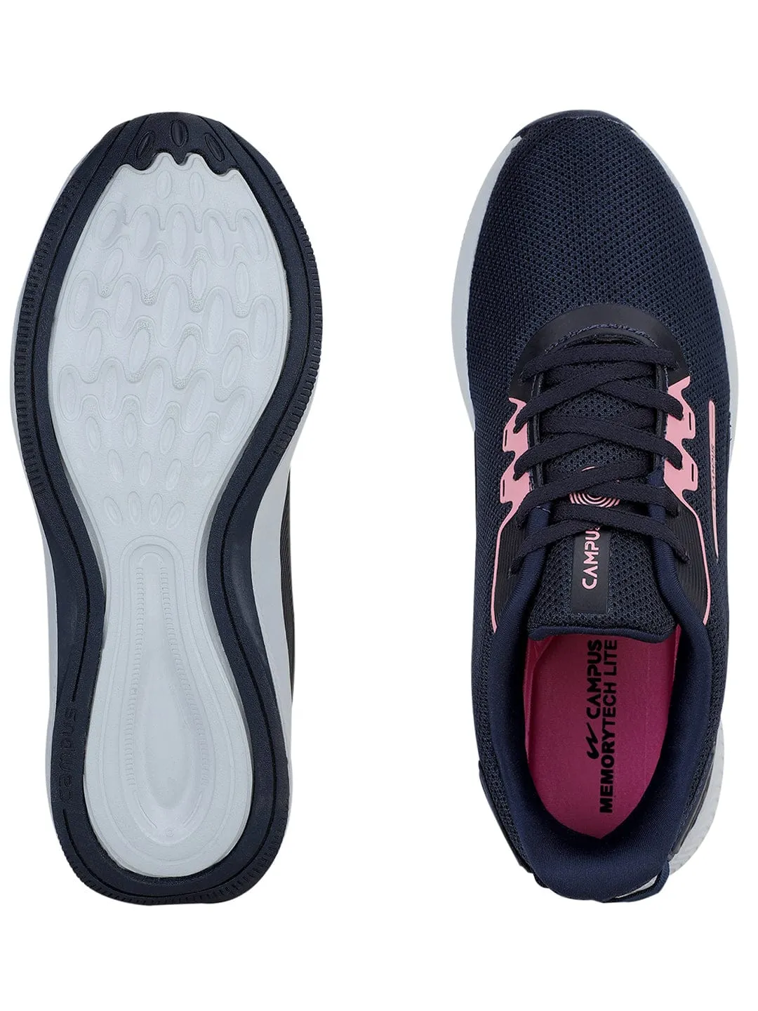 BUBBLES Navy Women's Running Shoes sold by Campus Shoes product image thumbnail 5