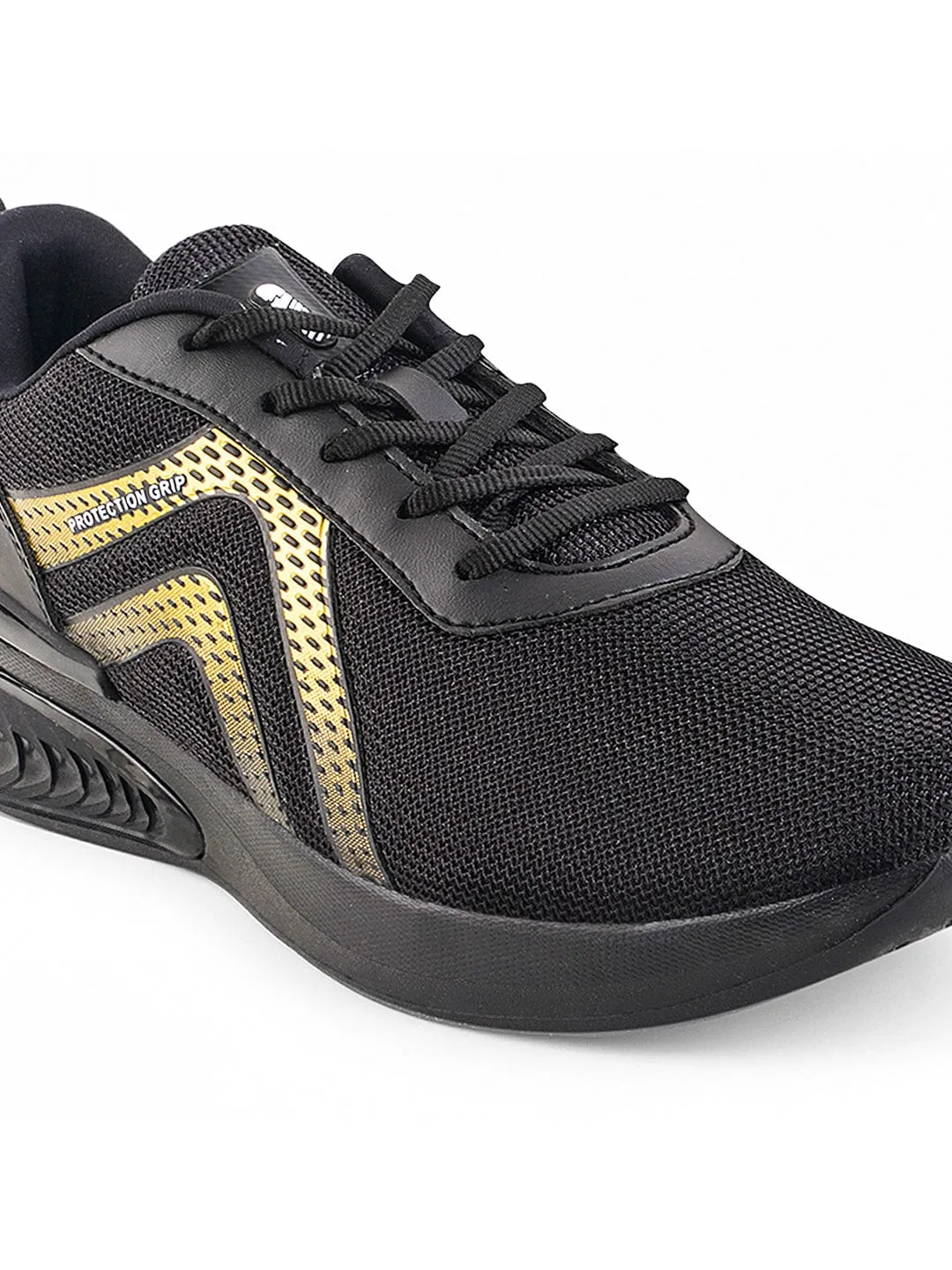 HOTLINE Black Men's Running Shoes sold by Campus Shoes product image thumbnail 5