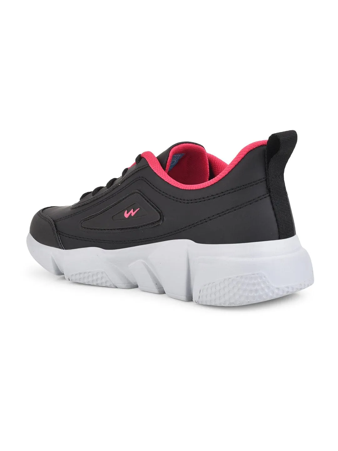 AURA Black Women's Sneakers sold by Campus Shoes product image thumbnail 3
