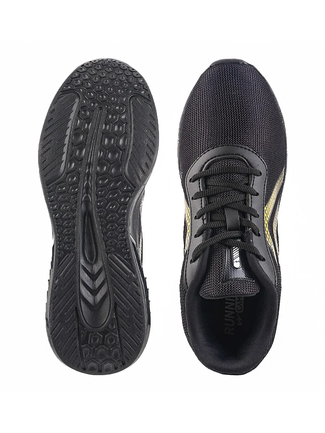 HOTLINE Black Men's Running Shoes sold by Campus Shoes product image thumbnail 4