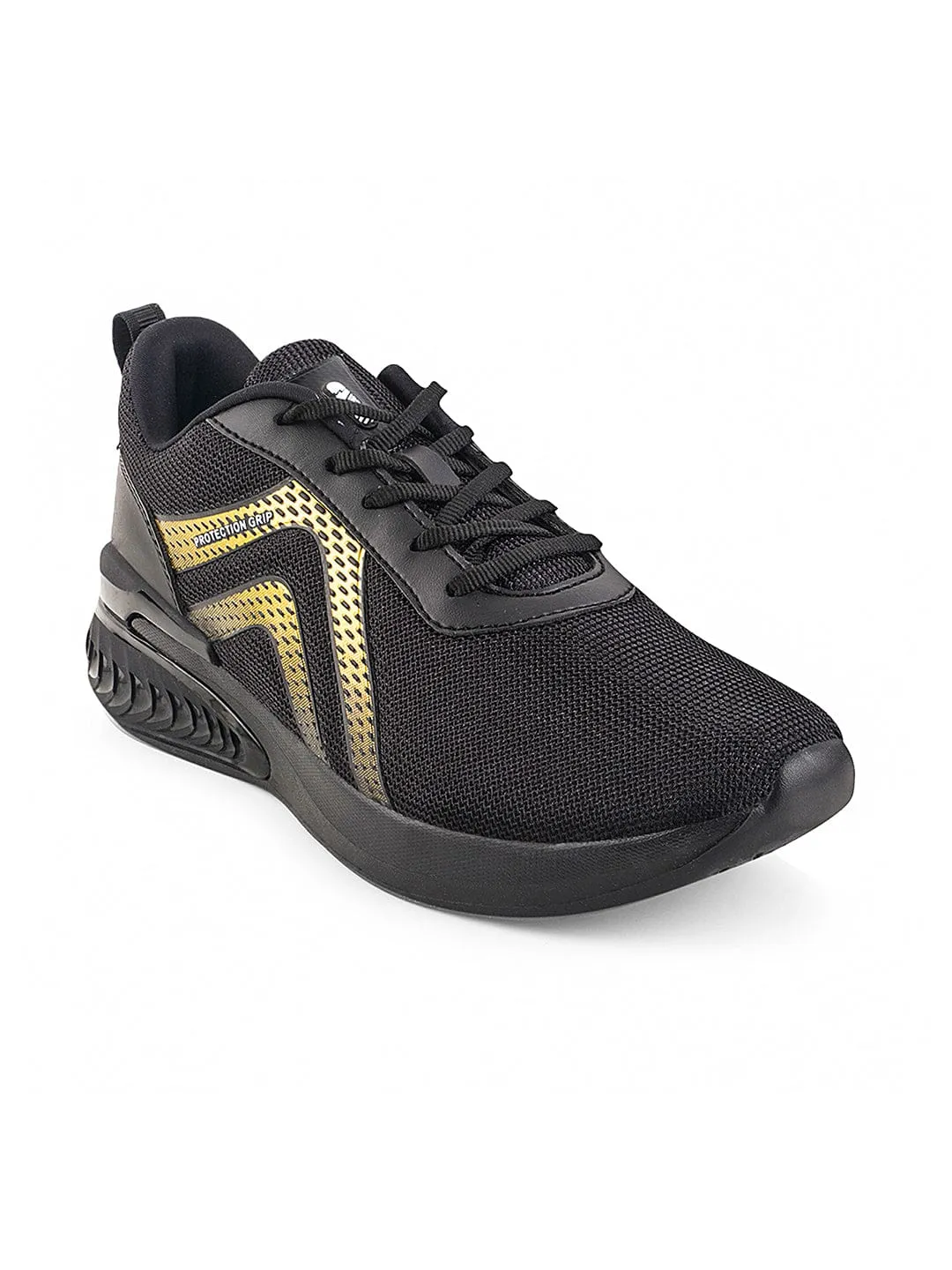 HOTLINE Black Men's Running Shoes sold by Campus Shoes product image thumbnail 2