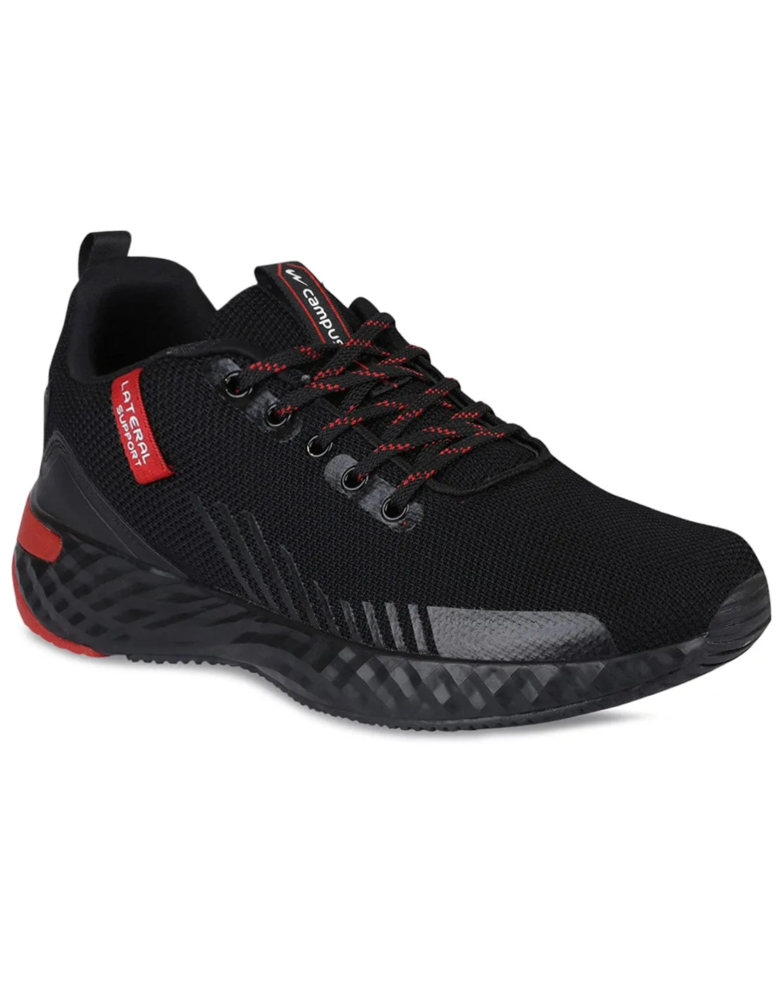 SIMBA PRO Black Men's Sports Shoes sold by Campus Shoes product image thumbnail 2