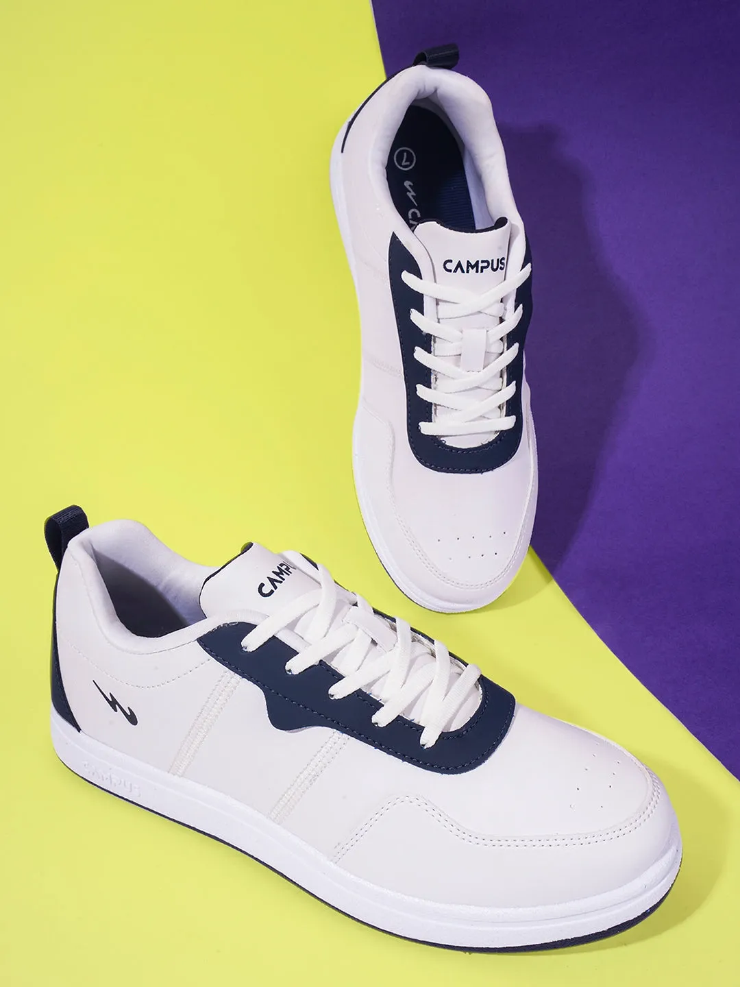 OG-D1 White Men's Sneakers sold by Campus Shoes product image thumbnail 5