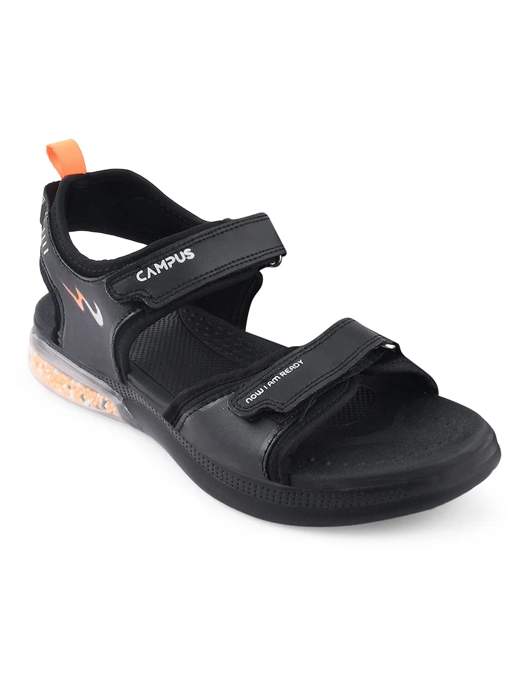 GC-2303 Black Men's Sandals sold by Campus Shoes product image thumbnail 2
