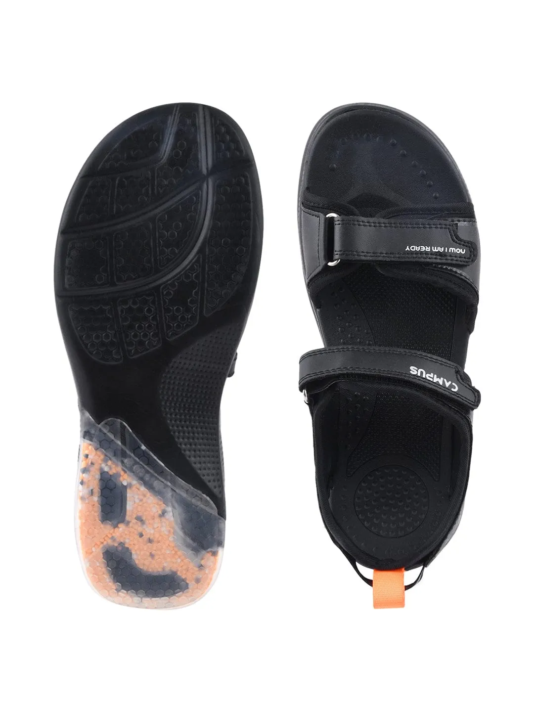 GC-2303 Black Men's Sandals sold by Campus Shoes product image thumbnail 4