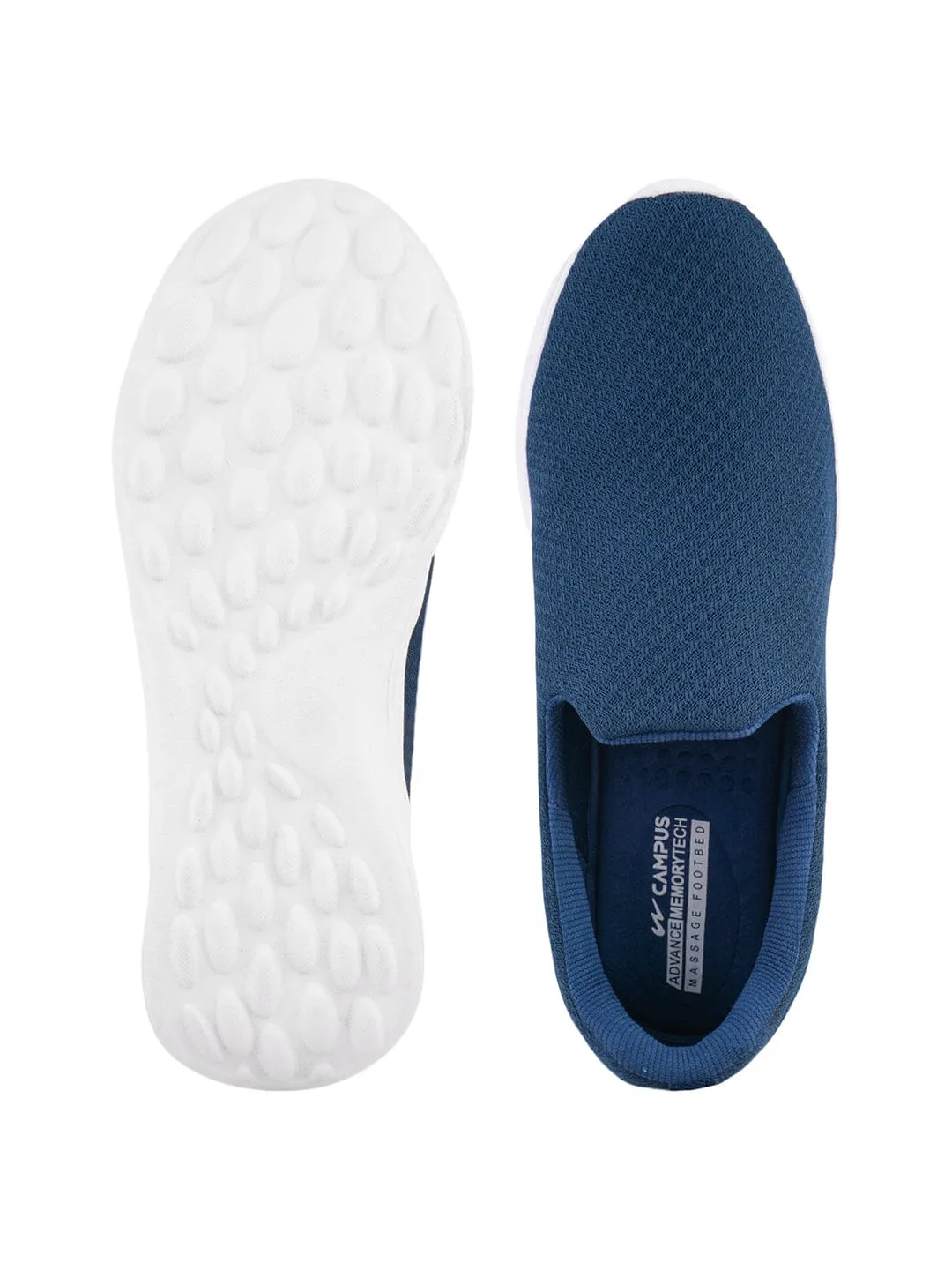 SHUTTLE Blue Men's Walking Shoes sold by Campus Shoes product image thumbnail 4