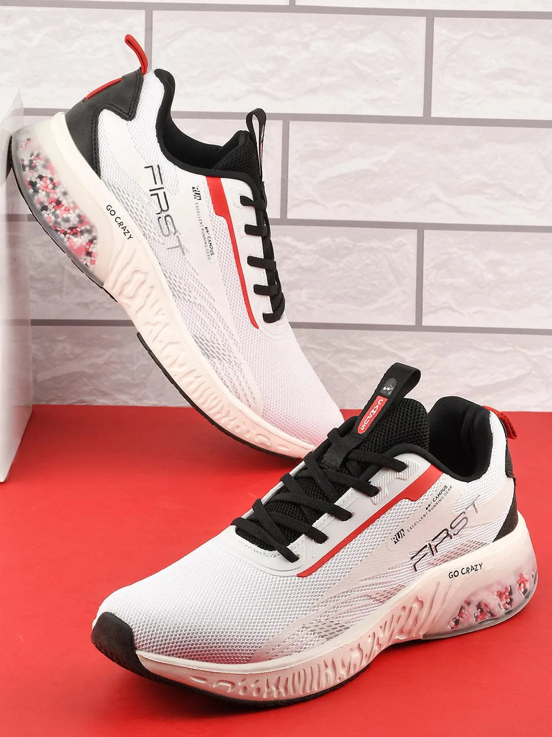 FIRST White Men's Running Shoes sold by Campus Shoes product image thumbnail 5