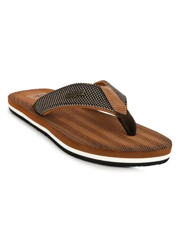 GC-1030B Brown Men's Flip Flops sold by Campus Shoes