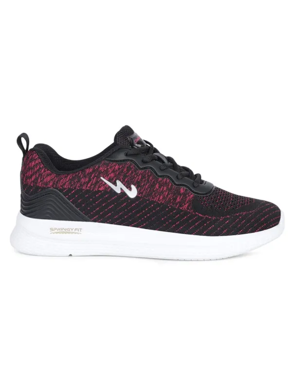 QUEEN Black Women's Running Shoes sold by Campus Shoes