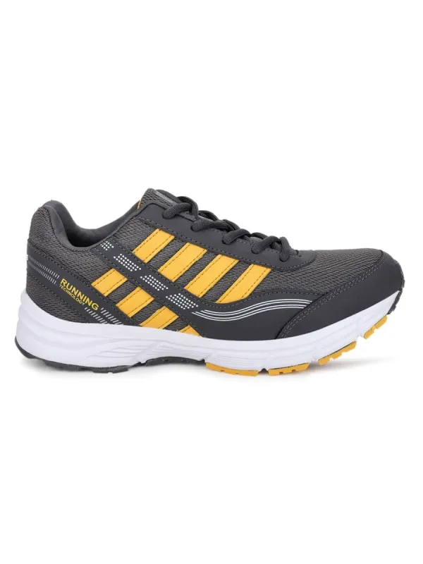 ROUTINE Grey Men's Running Shoes sold by Campus Shoes