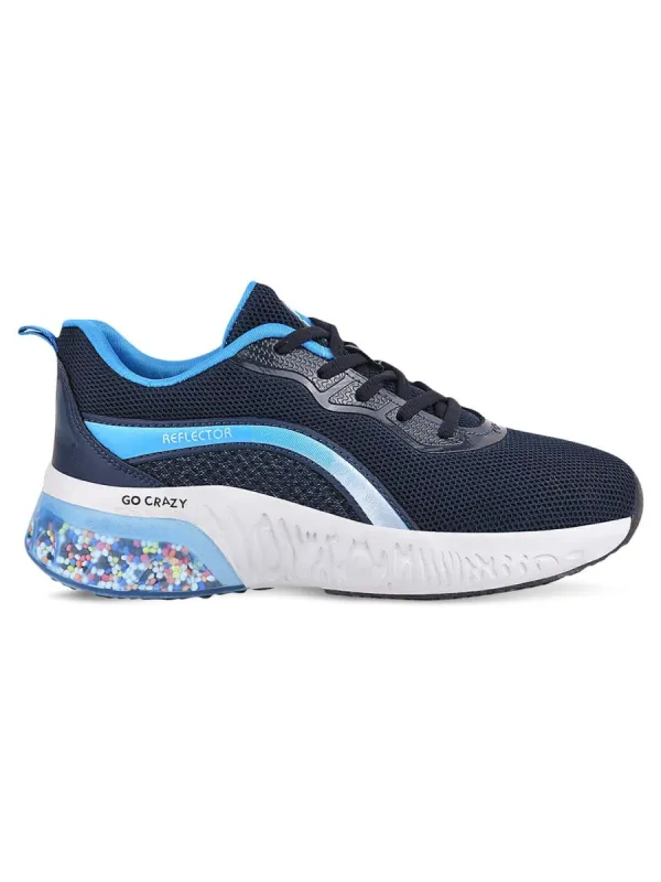 CLAY-CHILD Navy Running Shoes sold by Campus Shoes