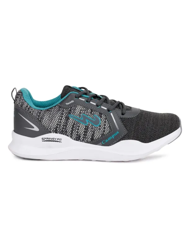TIAGO-3 Grey Men's Running Shoes made by Campus Shoes