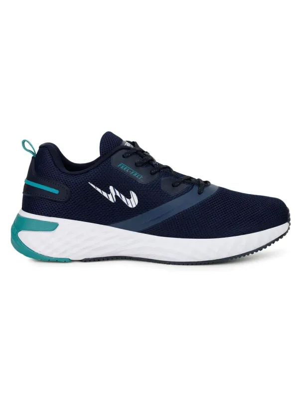 TORNADO Navy Men's Running Shoes sold by Campus Shoes