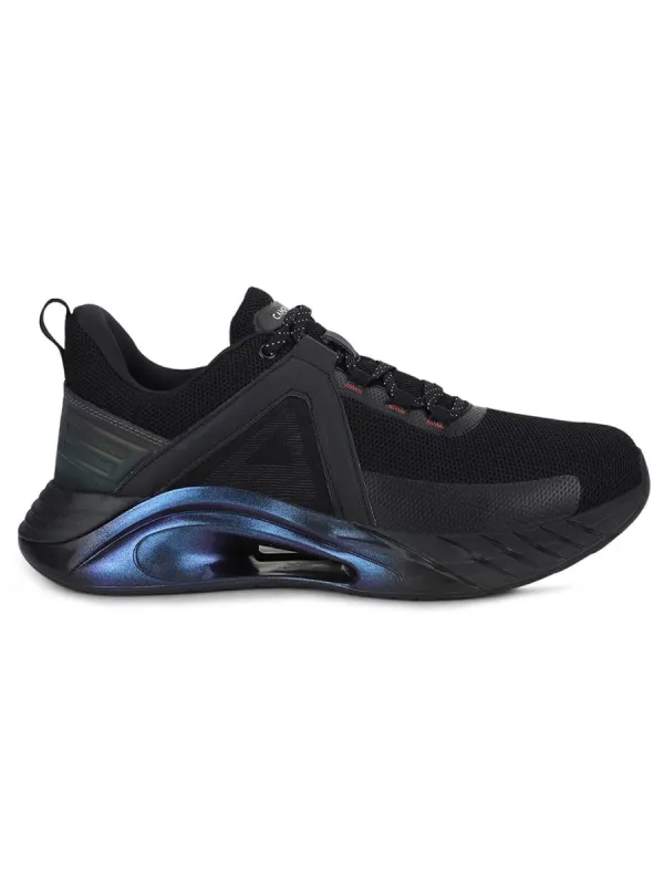 ADVENTURE Black Men's Running Shoes sold by Campus Shoes
