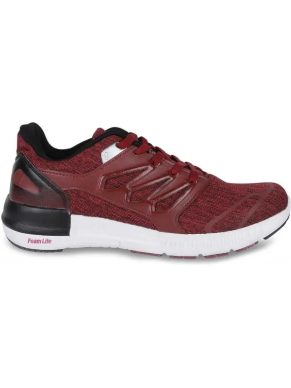 JOMIC Burgundy Men's Running Shoes sold by Campus Shoes