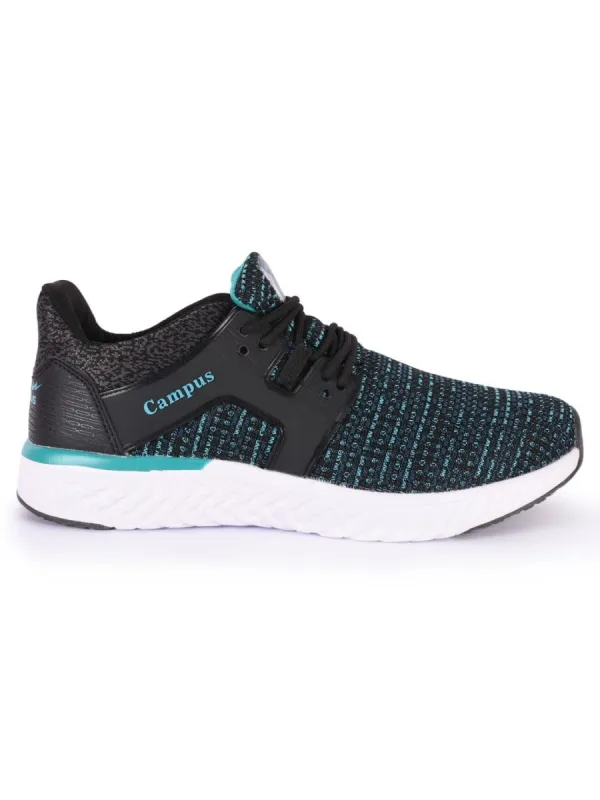 ICONIC Black Men's Running Shoes sold by Campus Shoes