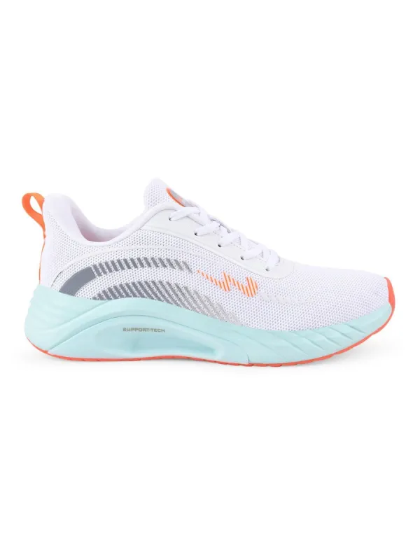 CLICK White Men's Running Shoes sold by Campus Shoes