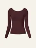 Scoop Neck Open Back Brami Top sold by ogl move