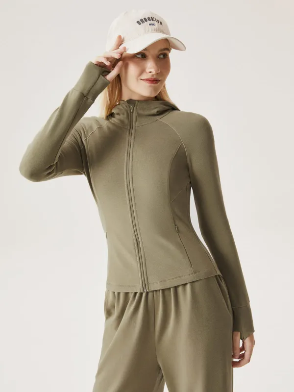 Cozy Athleisure Hooded Jacket sold by ogl move
