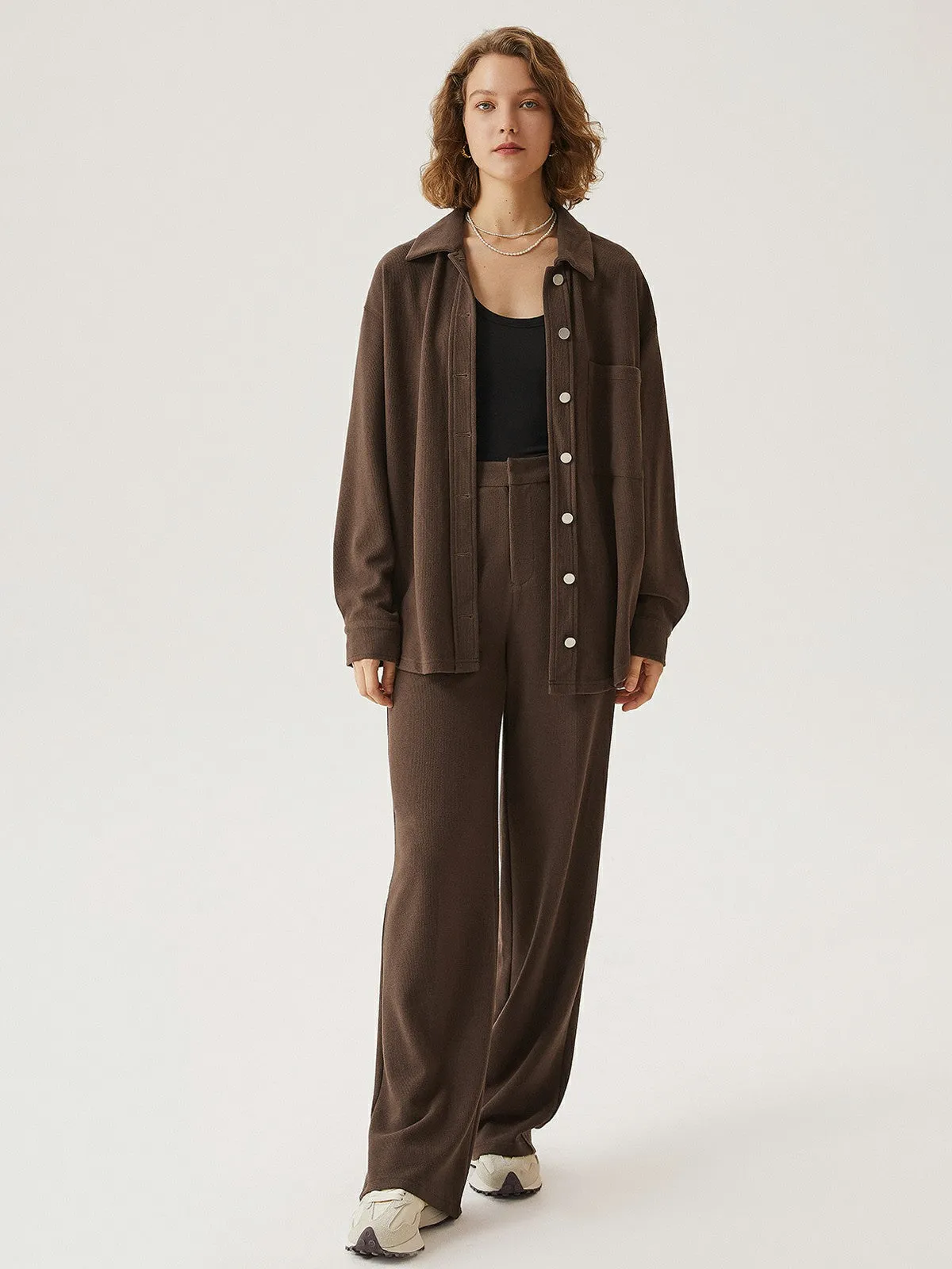 Micro Corduroy Oversized Shacket sold by ogl move product image thumbnail 3